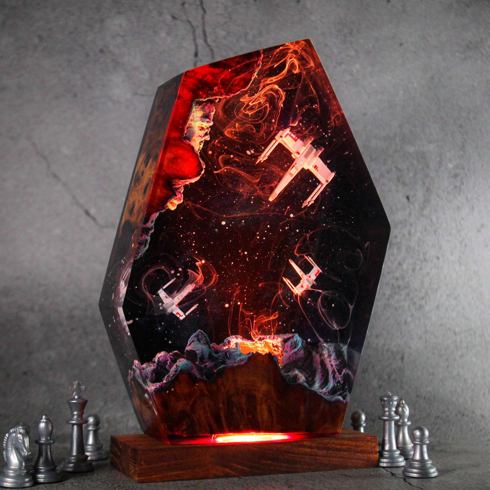 Customized Items Resin Table L - Lighting Table Decor 리뷰 및 가격