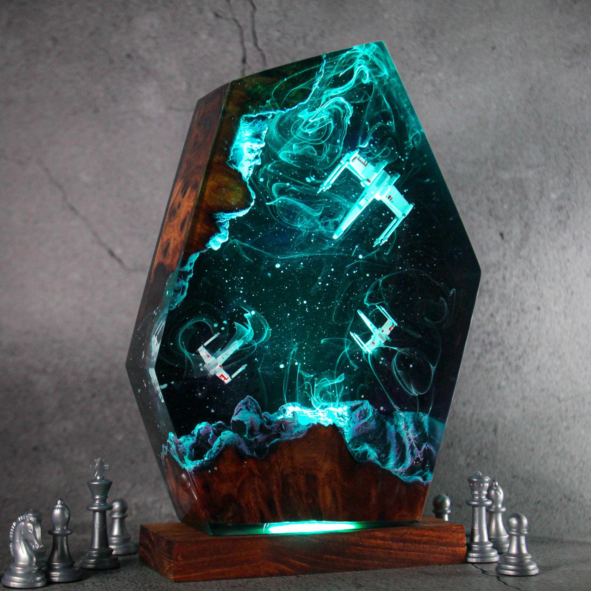 Customized Items Resin Table L - Lighting Table Decor 리뷰 및 가격