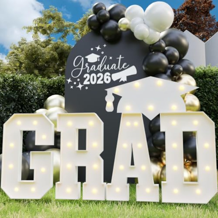 Graduation Decorations 2026, 2 - Light Up Letters Marquee 리뷰 및 가격