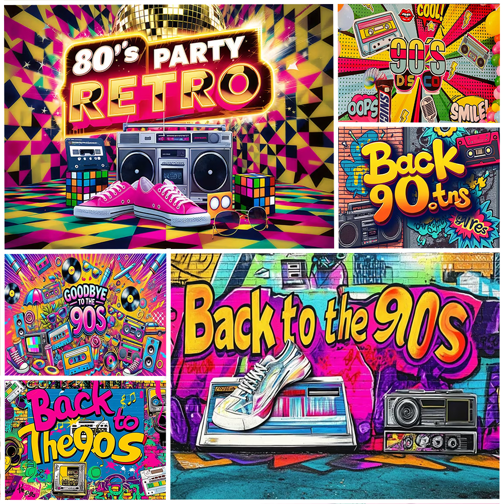 Retro Back to the 80s 90s Musi - Lighting Decor Photos 리뷰 및 가격