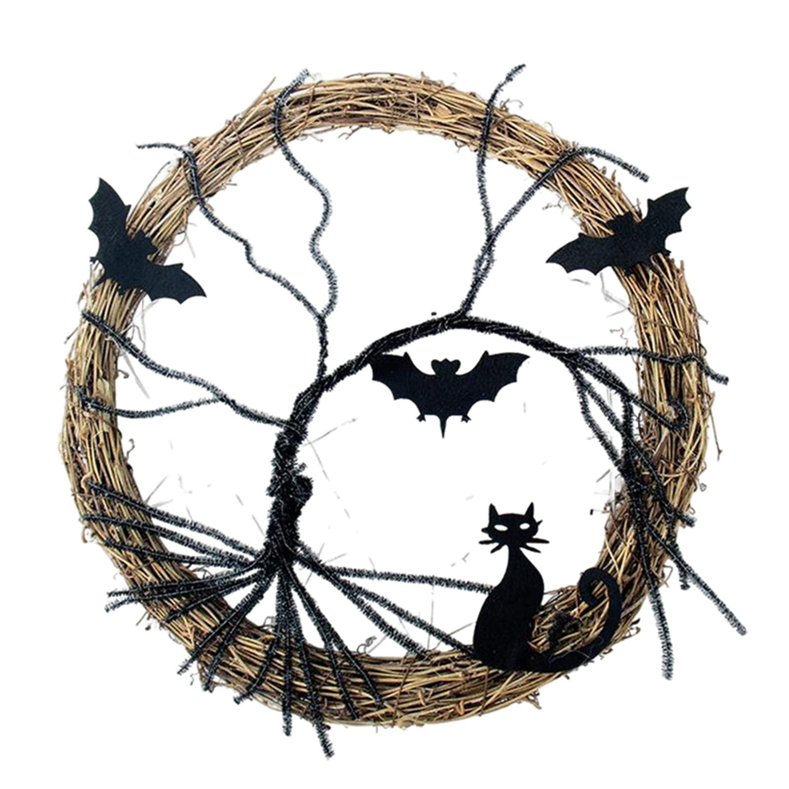 Halloween Wreath Lighted Wreat - Lighting Decor Photos 리뷰 및 가격