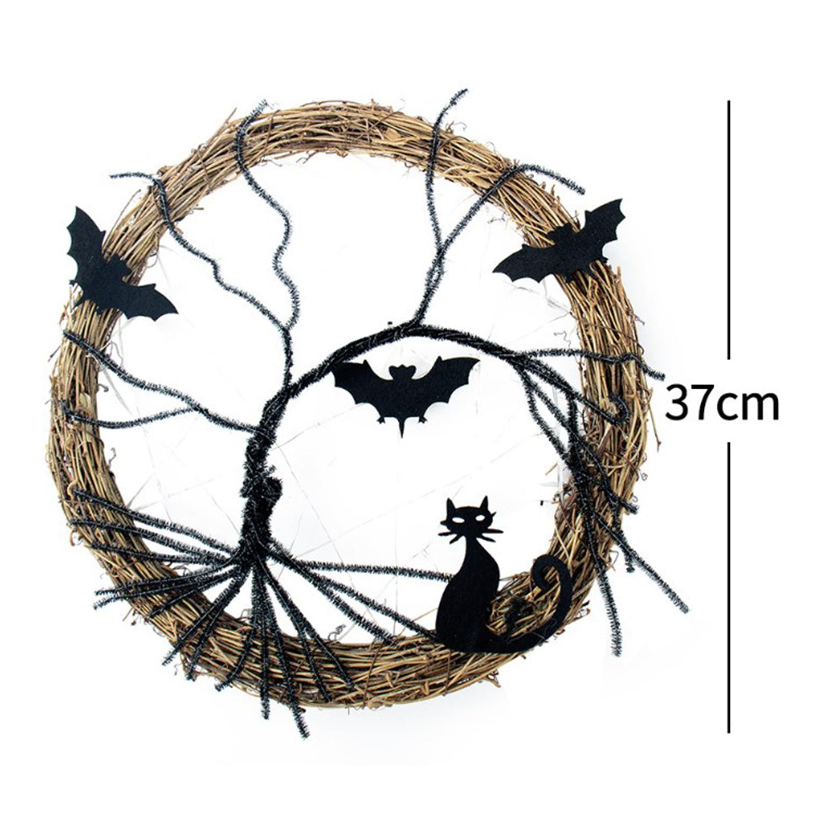 Halloween Wreath Lighted Wreat - Lighting Decor Photos 리뷰 및 가격