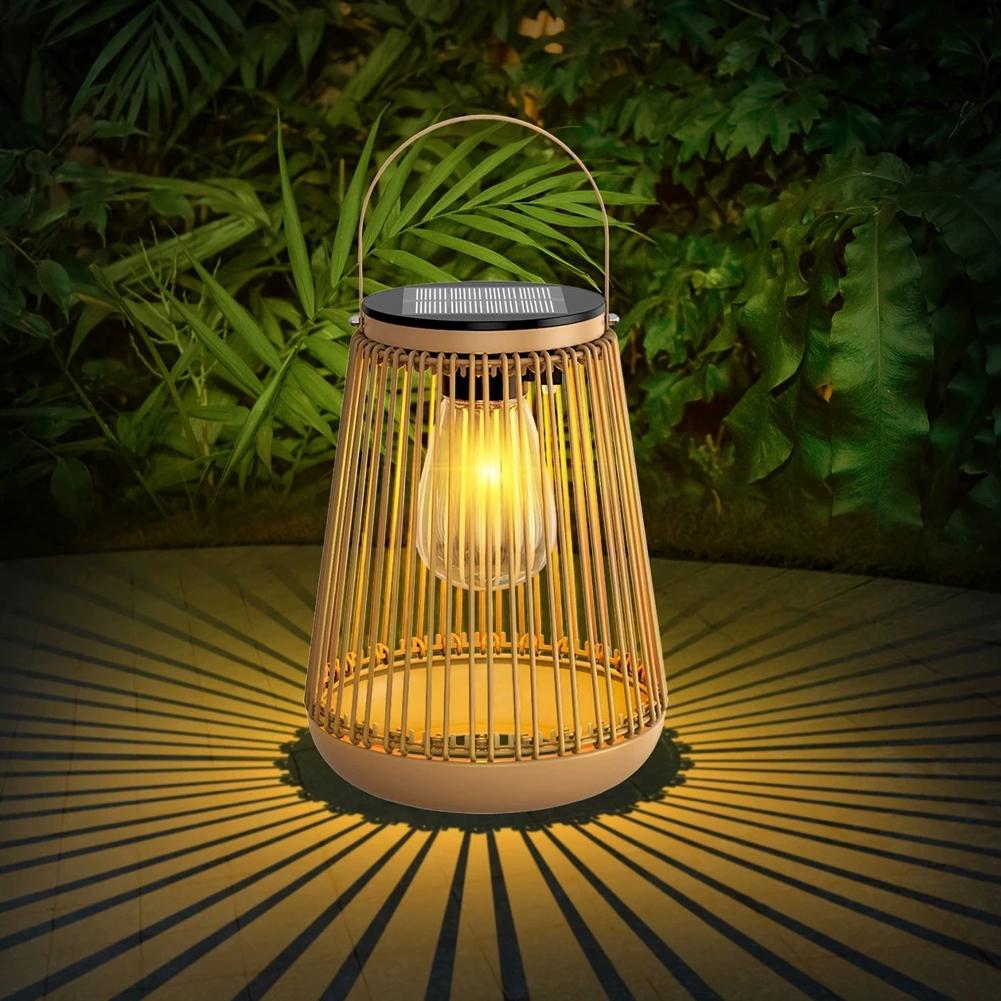 IP65 Waterproof Solar Rattan L - Lighting Table Decor 리뷰 및 가격