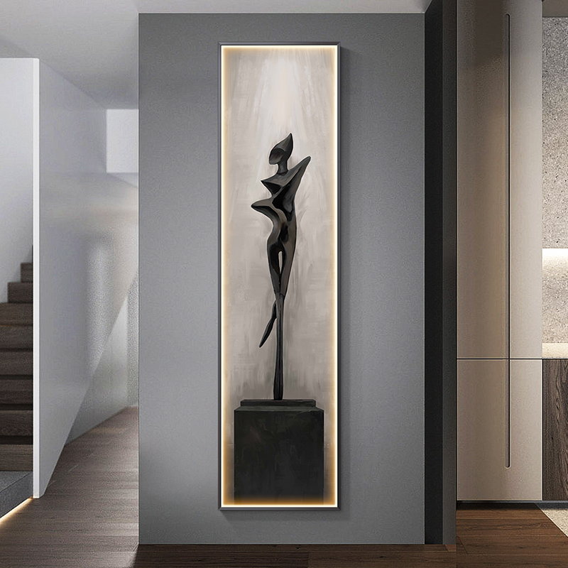 Modern Abstract Art Interior P - Foyer Lighting Wall Decor 리뷰 및 가격