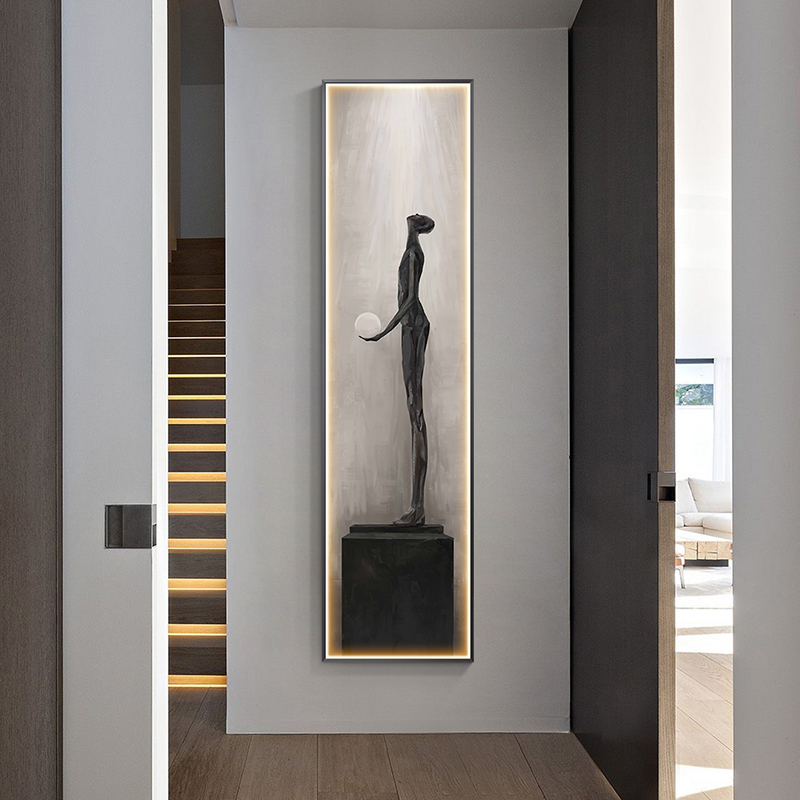 Modern Abstract Art Interior P - Foyer Lighting Wall Decor 리뷰 및 가격