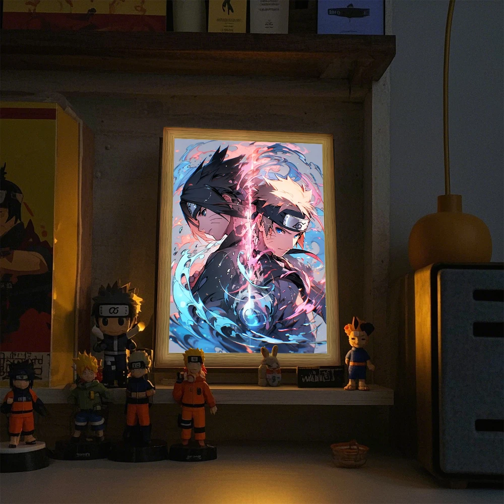 Anime Naruto Figure Sticker Li - Lighting Decor Photos 리뷰 및 가격