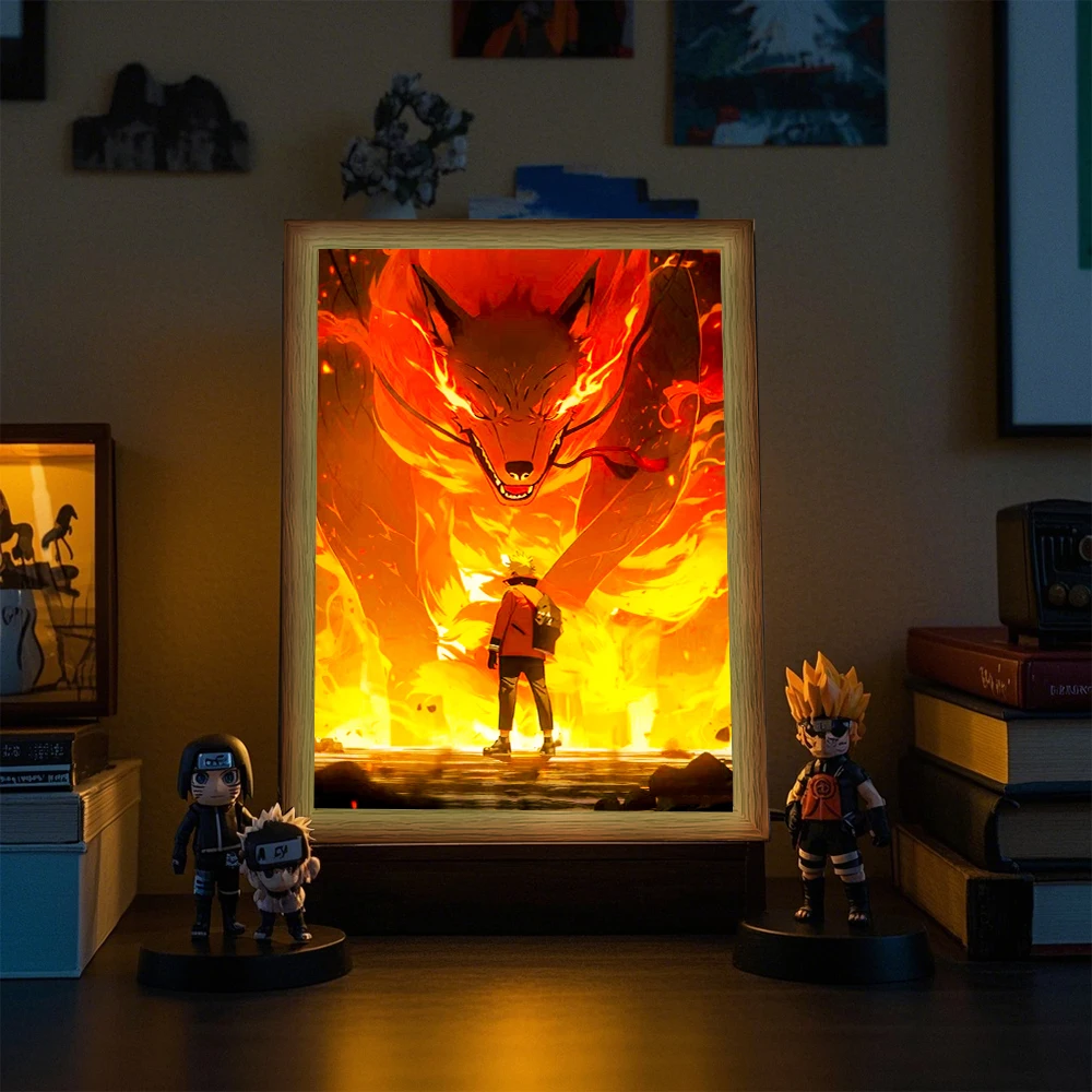 Anime Naruto Figure Sticker Li - Lighting Decor Photos 리뷰 및 가격