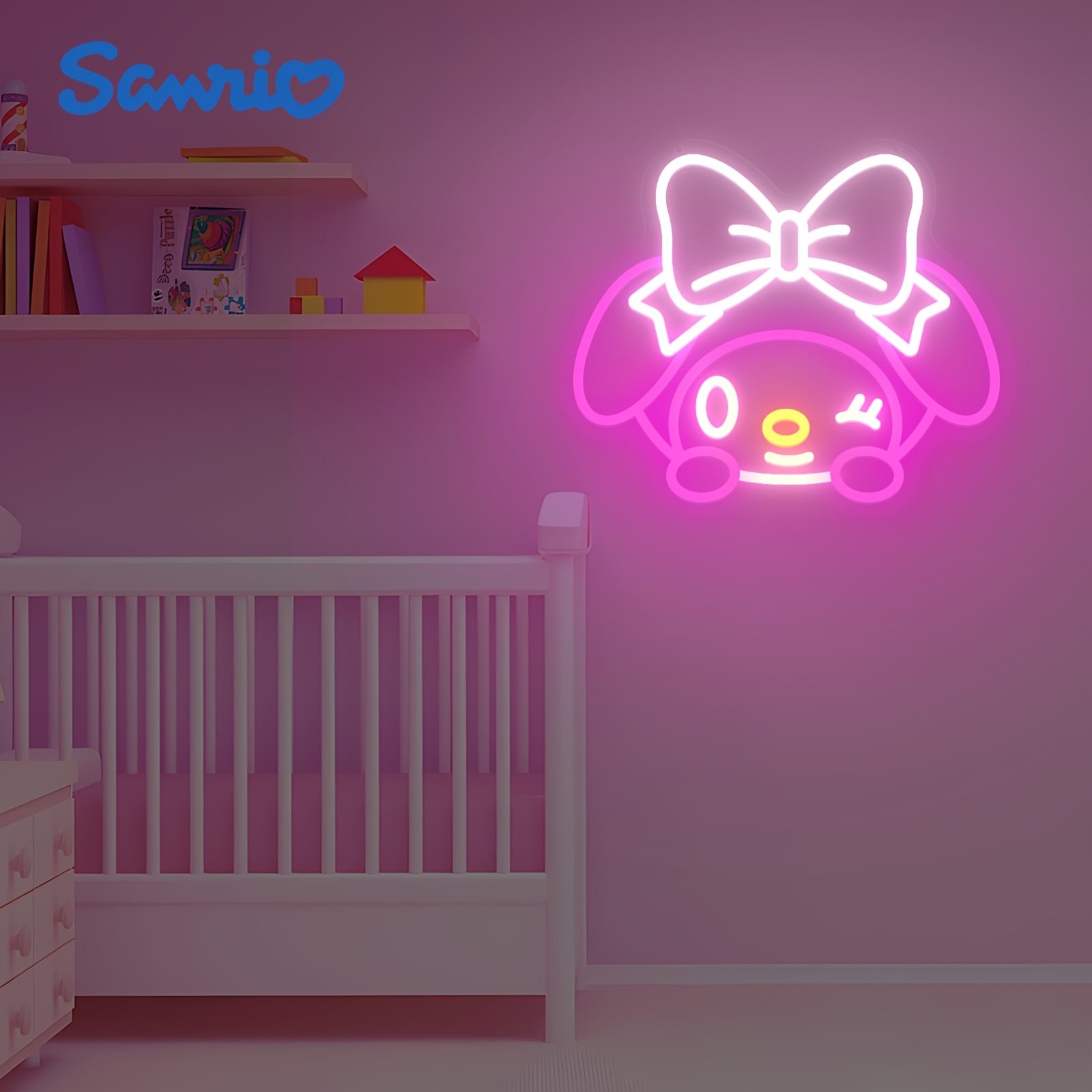 My Melody Neon Sign with Big B - Bedroom Lighting Decor Ideas 리뷰 및 가격