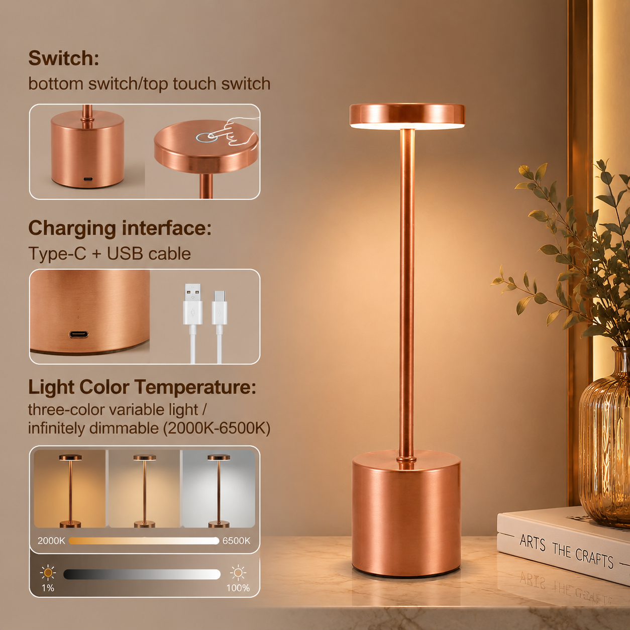 GGBingo Metal Light Table Lamp - Lighting Table Decor 리뷰 및 가격