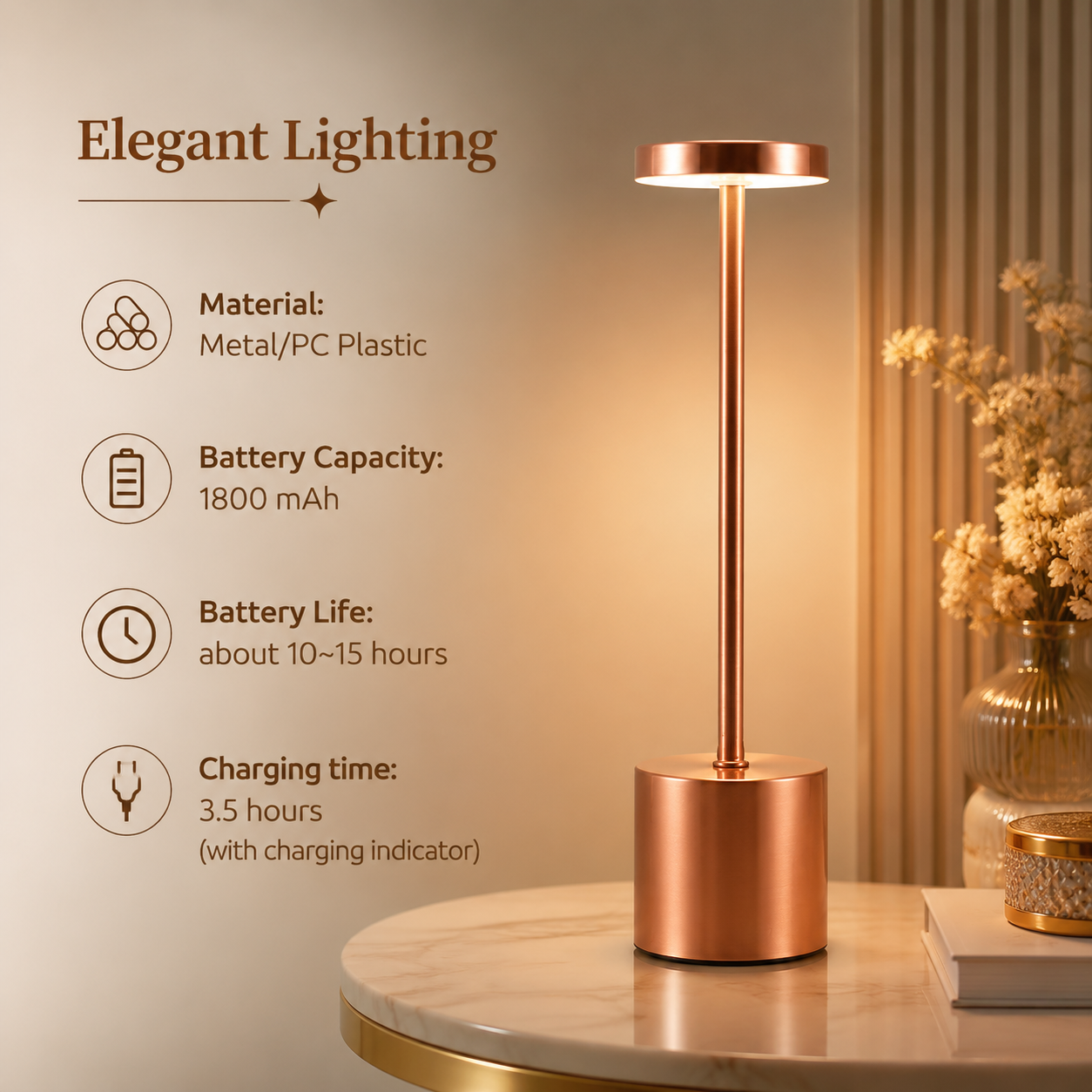 GGBingo Metal Light Table Lamp - Lighting Table Decor 리뷰 및 가격