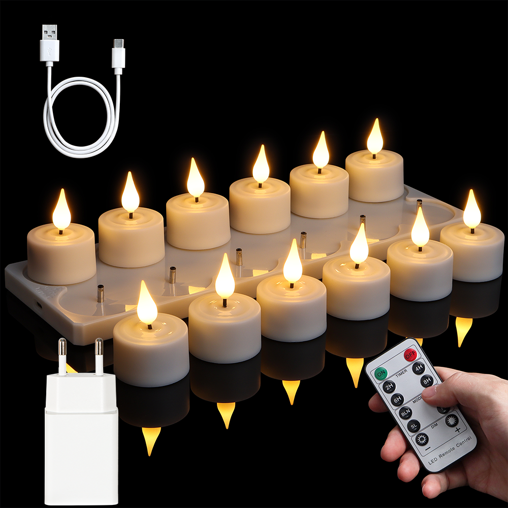 LED Candle Light Rechargeable  - Lighting Decor Ideas 리뷰 및 가격