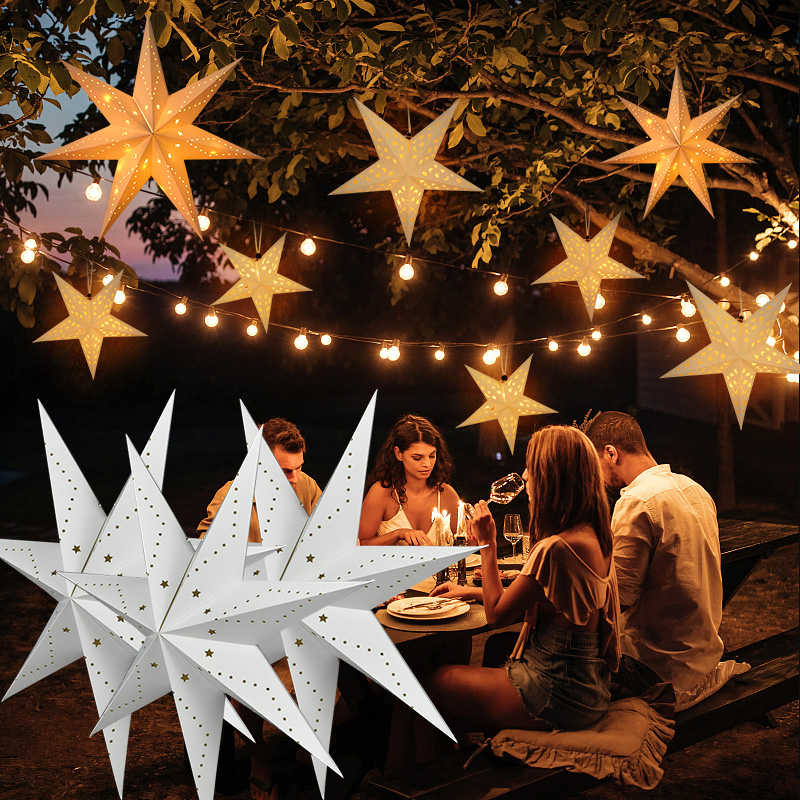 30-60cm Hollow Star Lights Eid - Pendant Lighting Christmas Decor 리뷰 및 가격