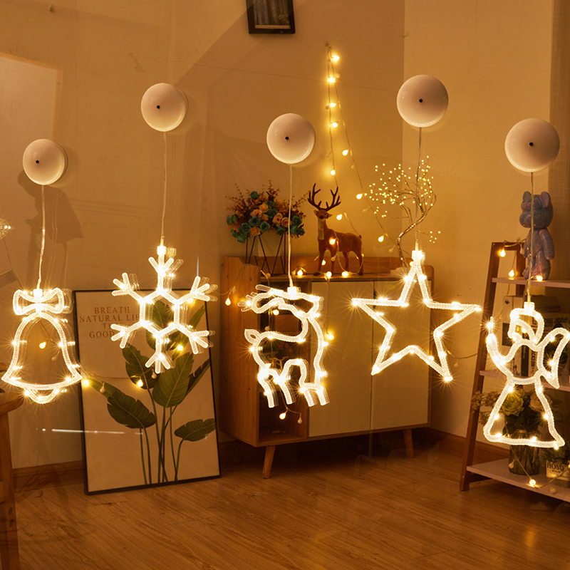 Christmas Window Hanging LED L - Pendant Lighting Christmas Decor 리뷰 및 가격