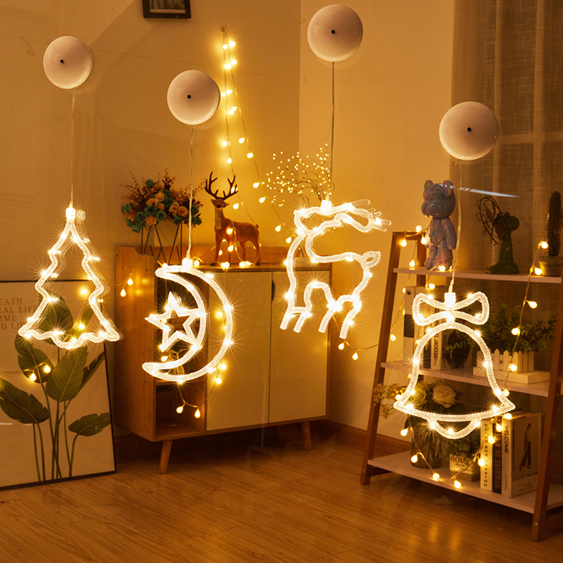 Christmas Window Hanging LED L - Pendant Lighting Christmas Decor 리뷰 및 가격