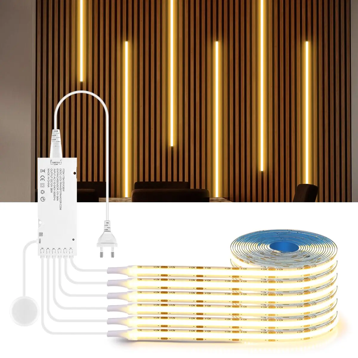 2-6PCS COB LED Strip Light Kit - Foyer Lighting Wall Decor 리뷰 및 가격