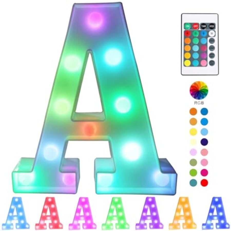 Colorful LED marquee letter li - Light Up Letters Marquee 리뷰 및 가격