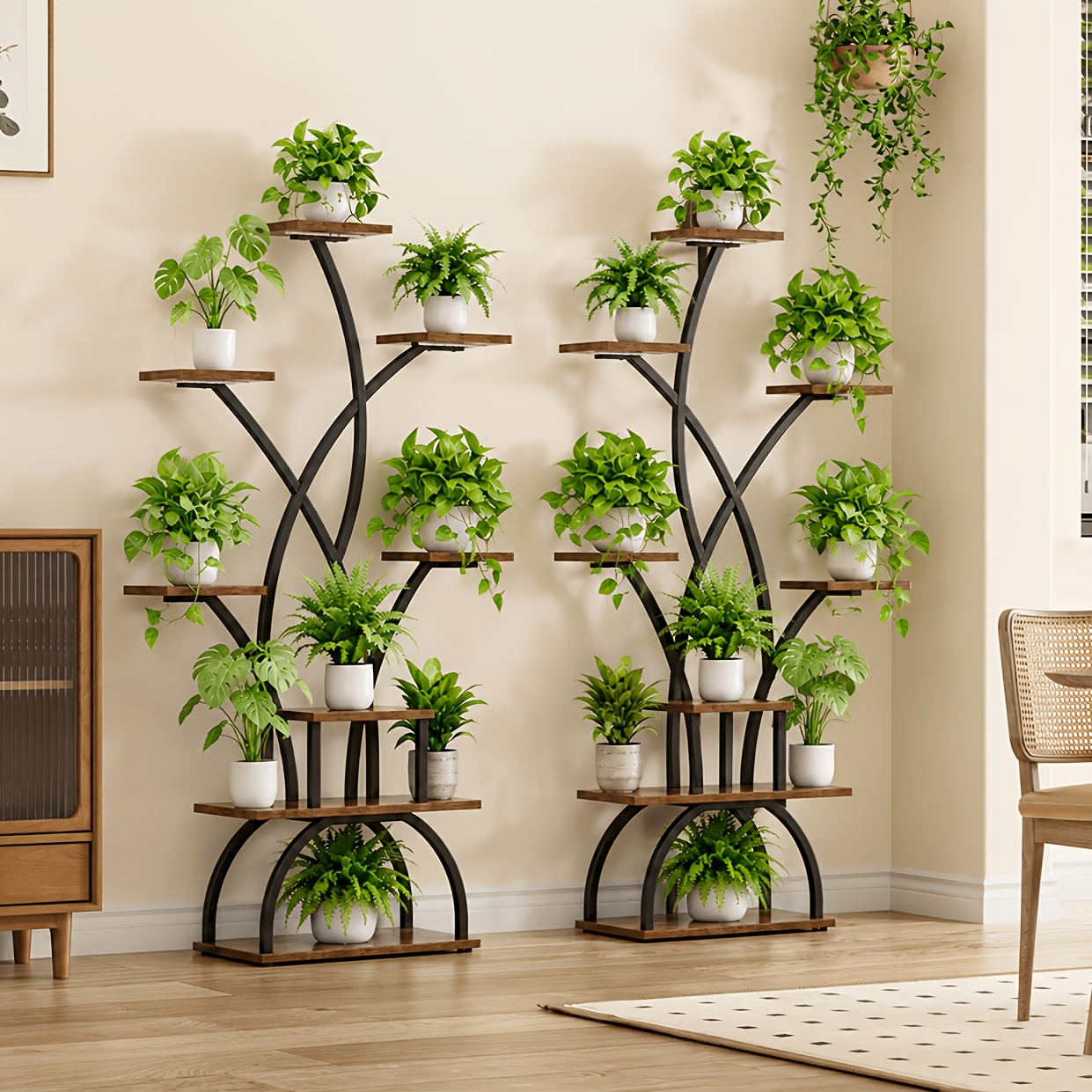 Indoor Plant Stand with Grow L - Lighting Decor Photos 리뷰 및 가격