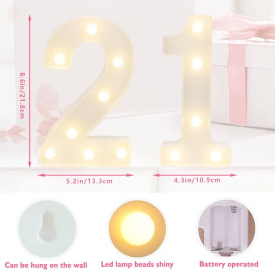 21 LED Marquee Number, 21st Bi - Light Up Letters Marquee 리뷰 및 가격