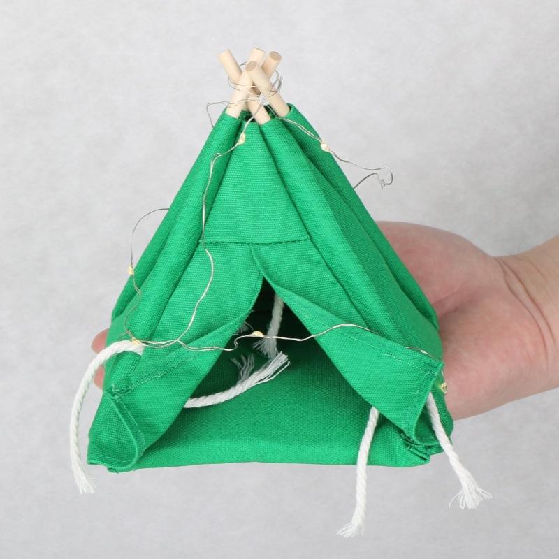 1/12 Dollhouse Mini Tent Model - Lighting Decor Photos 리뷰 및 가격