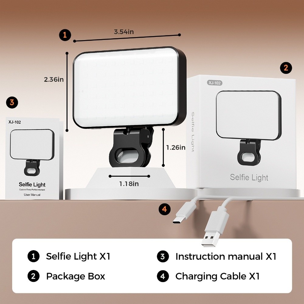 800/1000mAh LED Selfie Light U - Lighting Gallery 리뷰 및 가격
