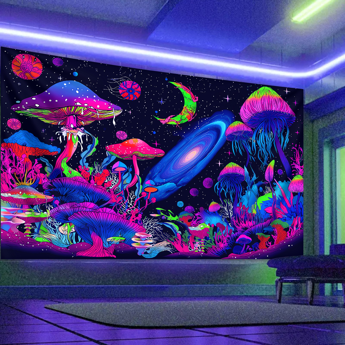 1pc Fluorescent mushroom tapes - Lighting Decor Ideas 리뷰 및 가격