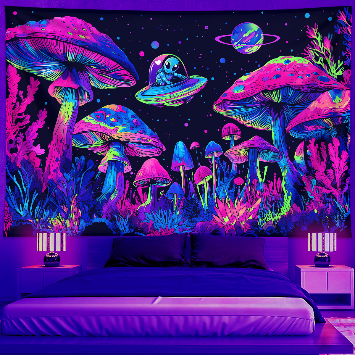 1pc Fluorescent mushroom tapes - Lighting Decor Ideas 리뷰 및 가격