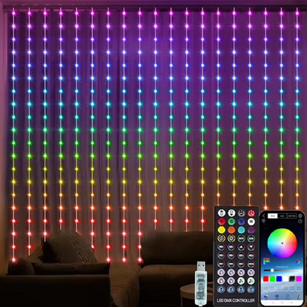 3M RGB Smart LED Curtain Light - String Light Outdoor 리뷰 및 가격