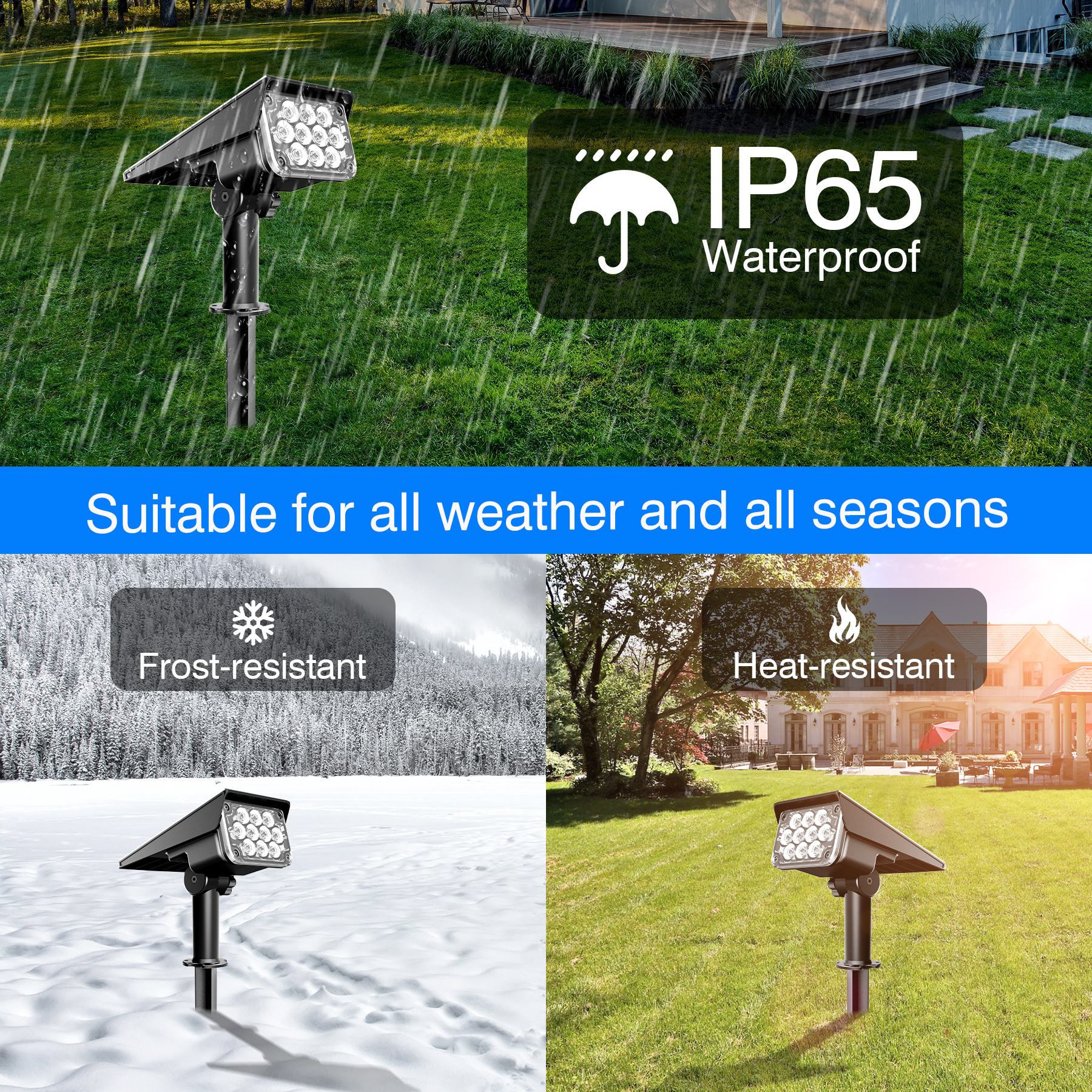 Solar LED Light Outdoor IP65 W - Lighting Decor Sunrise 리뷰 및 가격