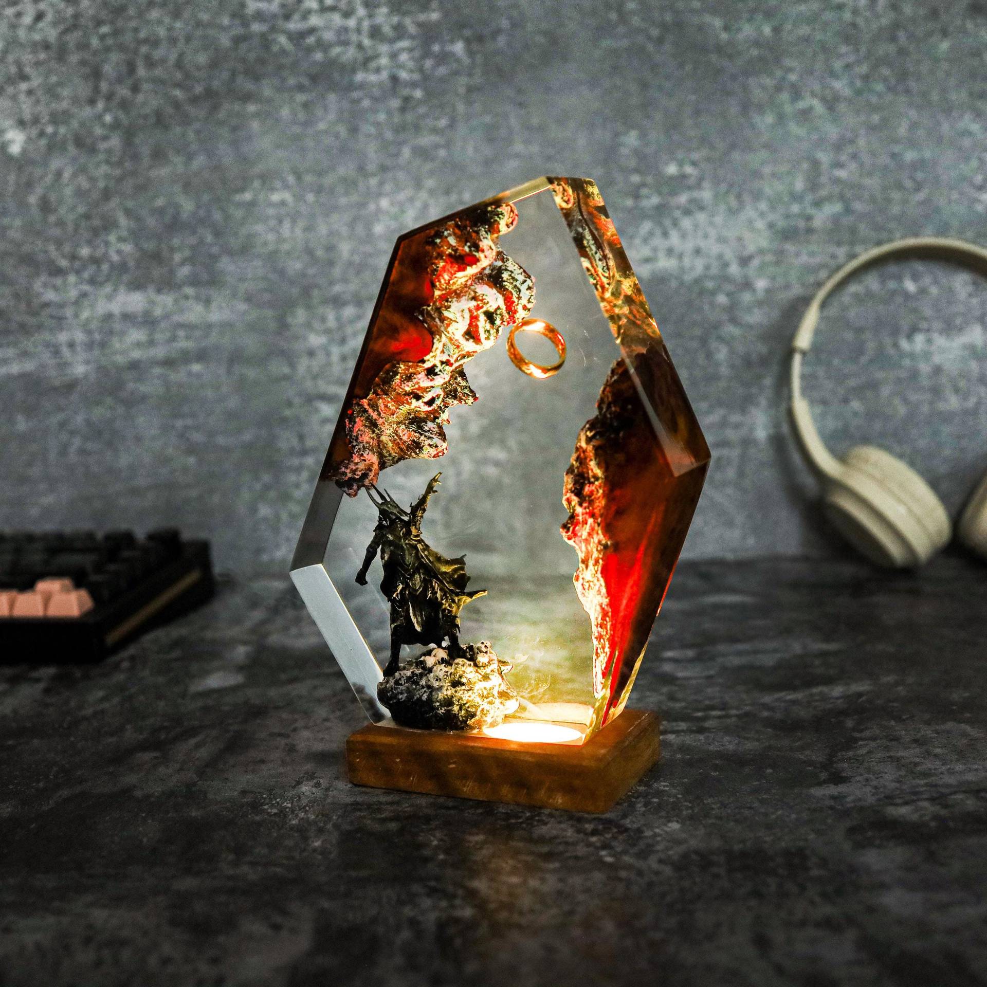 Movie Scence Figure Table Resi - Lighting Table Decor 리뷰 및 가격