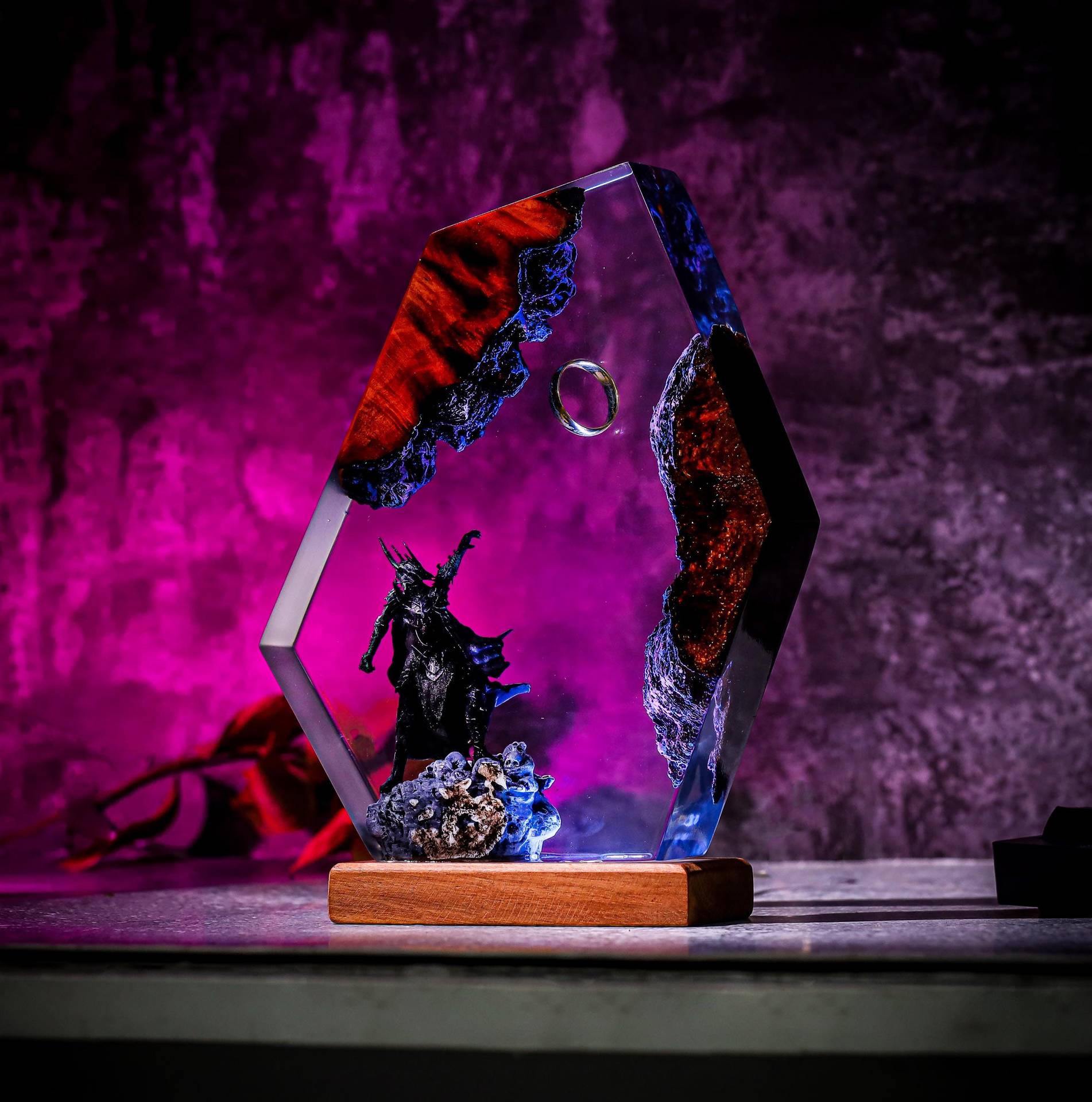 Movie Scence Figure Table Resi - Lighting Table Decor 리뷰 및 가격