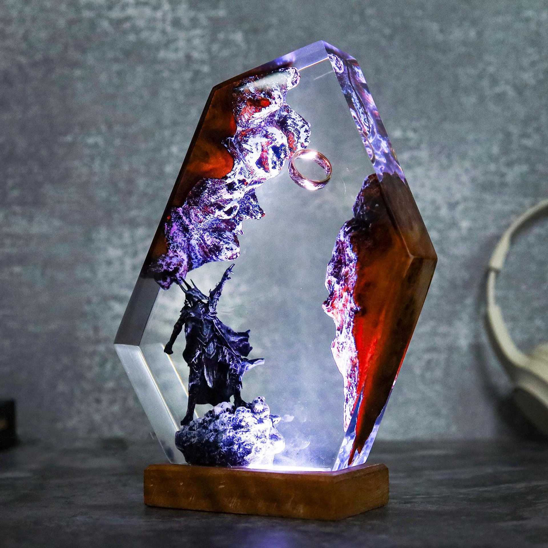 Movie Scence Figure Table Resi - Lighting Table Decor 리뷰 및 가격
