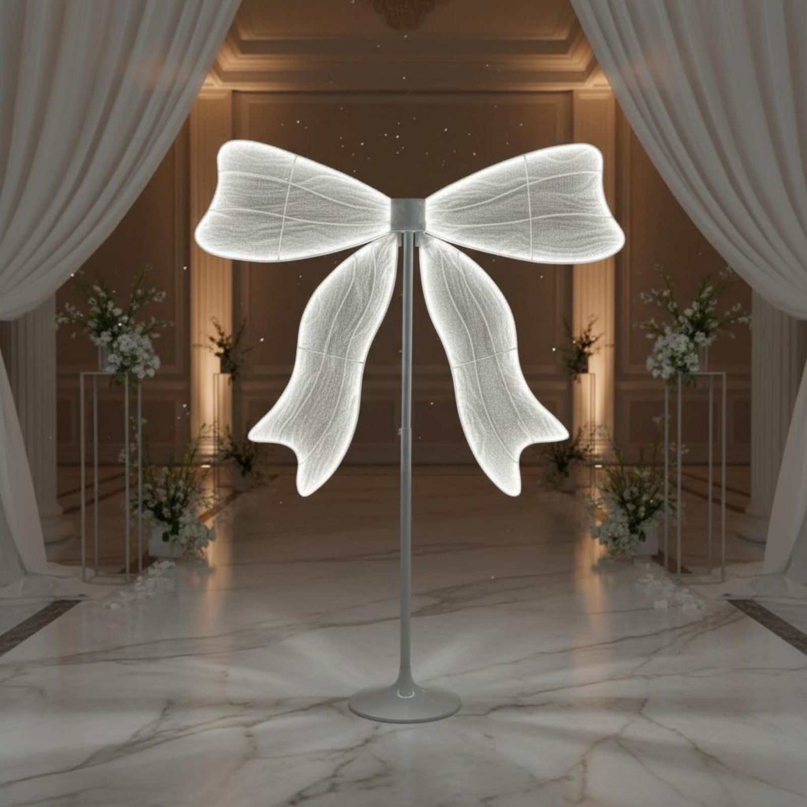 LED Bow Decor Photo Prop Illum - Lighting Decor Photos 리뷰 및 가격